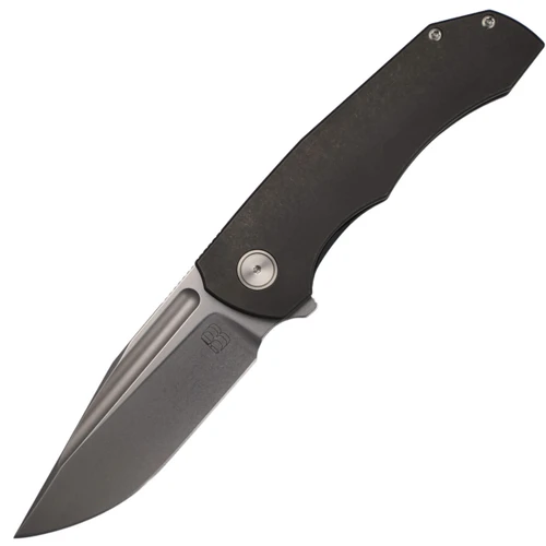 BergBlades Tick DLC Titanium, Bright Stonewash S90V