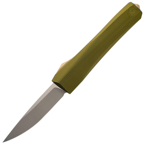 Core Edge USA Model 0331 Single Edge OD Green Pulsar Milling, Stonewash 154CM