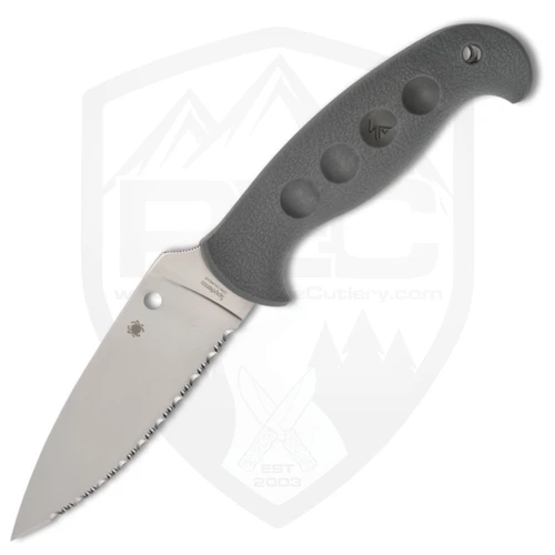 Spyderco Sprint Run Temperance Lightweight SpyderEdge Gray FRN, Satin CruWear - FB05SGY