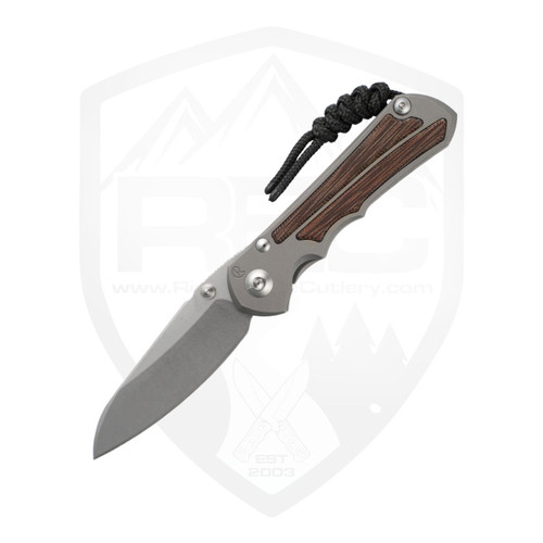 Chris Reeve Knives Small Inkosi Insingo Glass Blasted Natural Canvas, Stonewash MagnaCut - SIN-1126