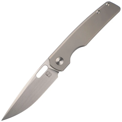 BergBlades Sweeney Beadblast Titanium, Hand Satin 20CV