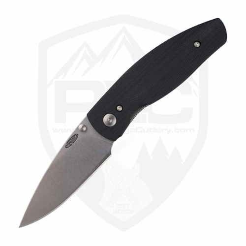 TRM Neutron 2 3D Contoured Jet Black G10, Stonewash 20CV