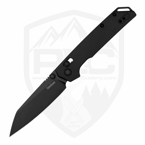 Kershaw Iridium Reverse Tanto Black Aluminum, Black D2 - 2038RBLK