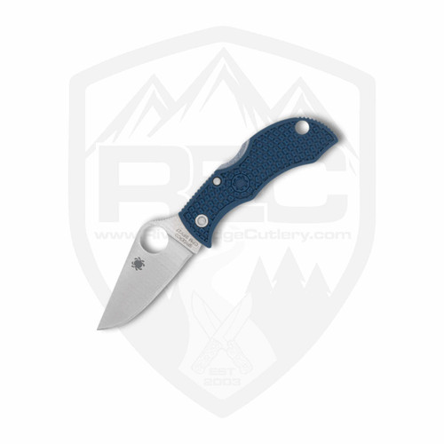 Spyderco Manbug Cobalt Blue FRN, Satin SPY27 - MPCBL