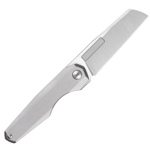 Vero Neuron Lefty, Stonewash Titanium Handles / Belt Satin M390 Blade