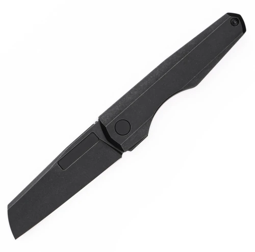 Vero Neuron Non-Flipper, Blackwash Titanium Handles / Blackwash M390 Blade