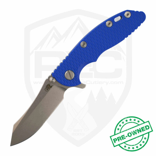 Pre-Owned Hinderer XM-18 3" Blue G10