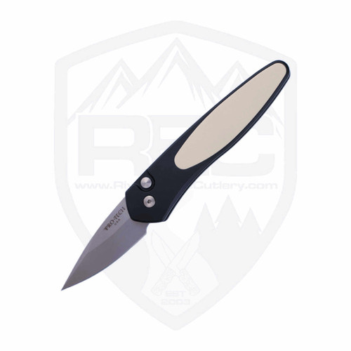 ProTech Half Breed Tuxedo, Stonewash S35VN - 3651