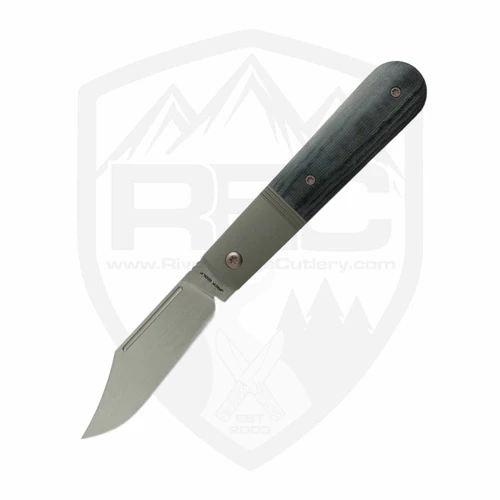 Jack Wolf Knives Primo Jack Black Linen Micarta, Hand Satin S90V