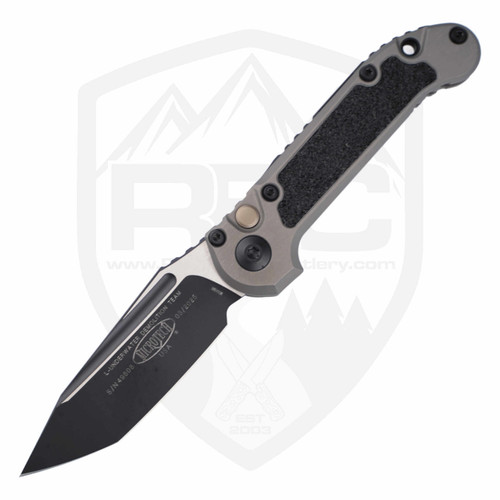 Microtech LUDT Gen 3 Tanto Natural Clear Aluminum, Black M390MK - 1136-1NC