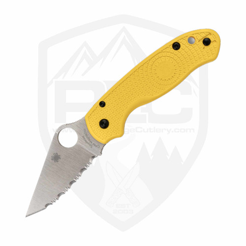 Spyderco Para 3 Lightweight Salt SpyderEdge Yellow FRN, Satin MagnaCut - C223SYL
