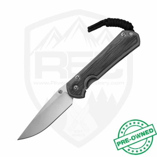 CRK Small Sebenza 31 Inlay Drop Point w/ box, Pre-Owned