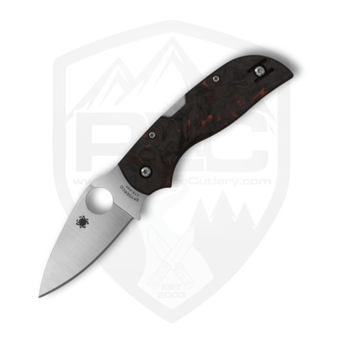 Spyderco Chaparral Red FatCarbon, Satin XHP - C152CFRDP
