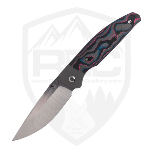 Jack Wolf Knives Tango Miami CamoCarbon, Belt Satin S90V