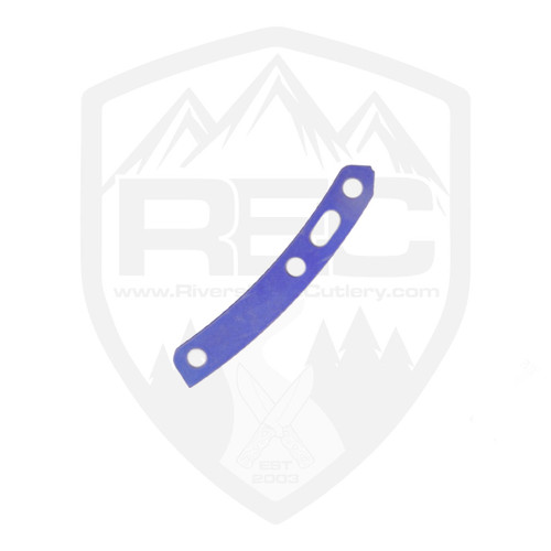 Hinderer Knives Stonewash Blue Titanium Backspacer for XM-18 3.5