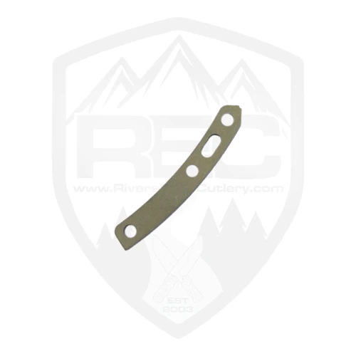 Hinderer Knives Battle Green Titanium Backspacer for XM-18 3.5