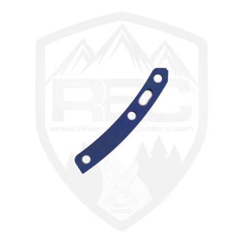 Hinderer Knives Battle Blue Titanium Backspacer for XM-18 3.5