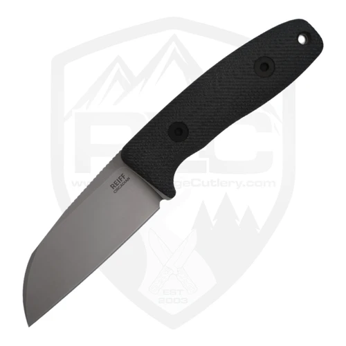 Reiff Circadian Sheepsfoot, Black Canvas Micarta,  Stonewash Magnacut - CS119BCMBLKA