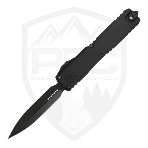 Microtech Ultratech Gen 3 ZBP Double Edge Black Aluminum, DLC Shadow M390MK - 1122-1DLCTSH