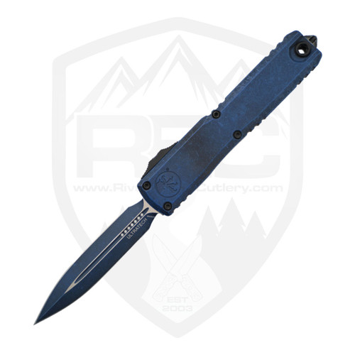 Microtech Ultratech Gen 3 ZBP D/E Weathered Blue Cerakote, M390MK - 1122-1WBL