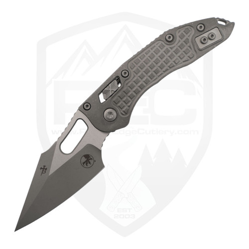 Microtech Stitch Ram-Lok Marfione Select Apocalyptic Frag Pattern Titanium, Apocalyptic M390MK - 169RL-10APFRMS1
