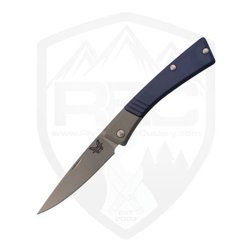 Benchmade Successor Crater Blue Aluminum. Satin M390 - 315