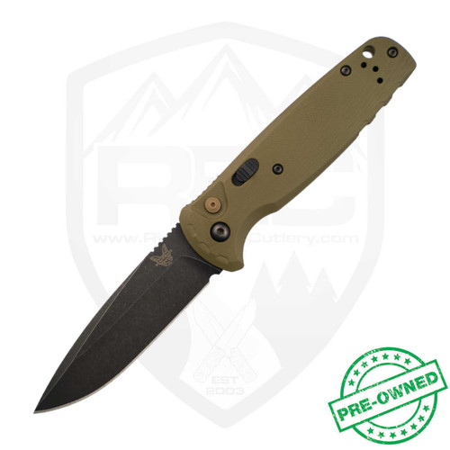 Benchmade CLA Green G10 w/ box, Pre-Owned