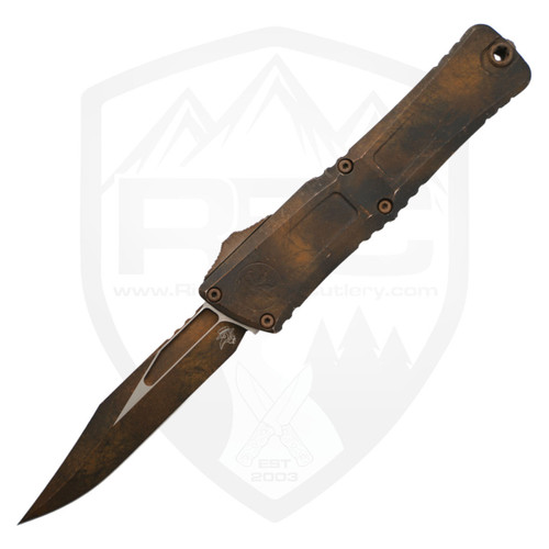 Microtech Combat Troodon Bowie Plague Outbreak Signature Series, M390MK - 1146-1PLOBS