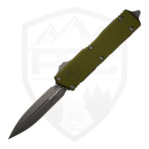 Microtech Scarab II Gen III D/E Executive OD Aluminum, Apocalyptic M390MK - 1175-10APOD