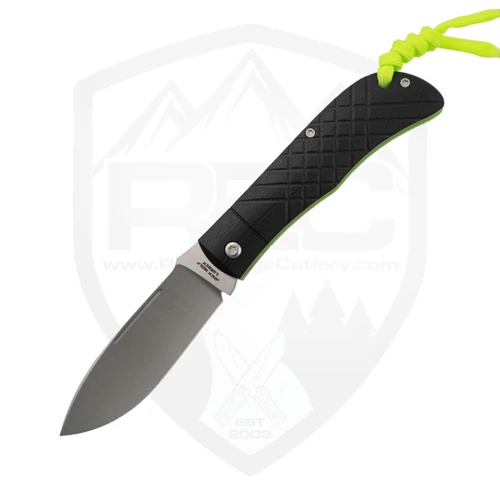 Jack Wolf Knives Timber Jack Ultralight Black G10 Cross Hatch 2, Satin 154CM
