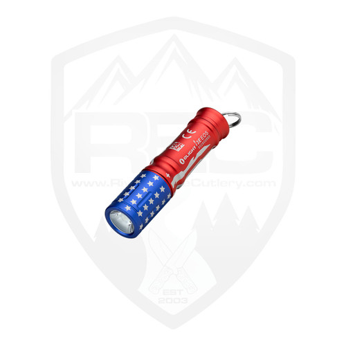 Olight i3E Keychain, Stars & Stripes