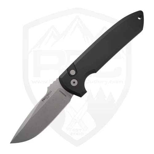 ProTech Rockeye Auto, Black Aluminum, Stonewashed Magnacut - LG3101