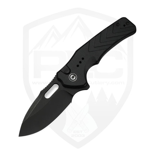 Civivi Vexron Button Lock, Black G10, Black Stonewash 14C28N - C240661
