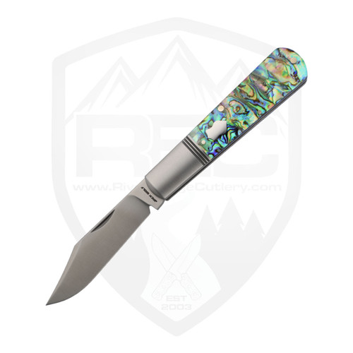 Jack Wolf Knives Gateway Barlow Abalone (v2), Satin 14C28N