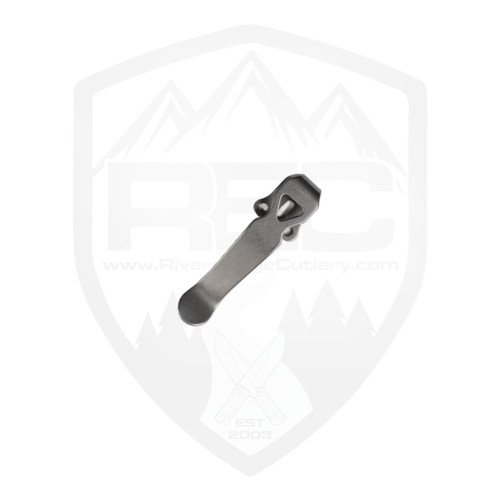 Lynch Northwest Benchmade Emerson ProTech Stubby Titanium Clip, Stonewashed