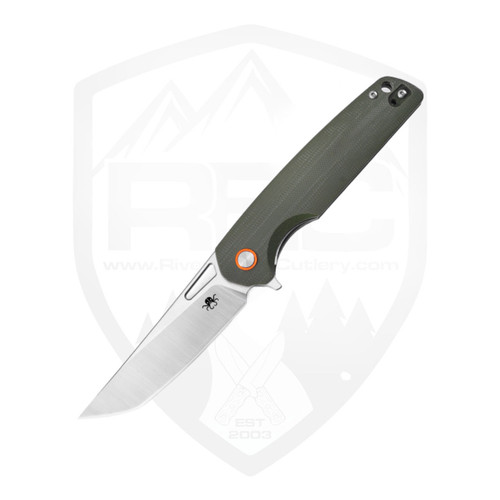Klaken Drift Liner Lock, Green G10, Satin D2 - J145GRN