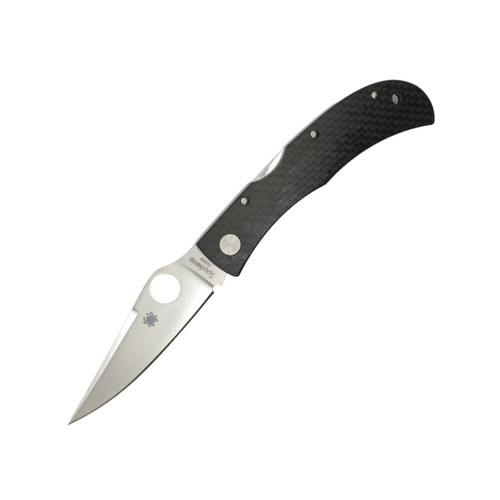 Spyderco Distributor Exclusive Jess Horn, Carbon Fiber, Satin CPM Cru-Wear - C38CFP