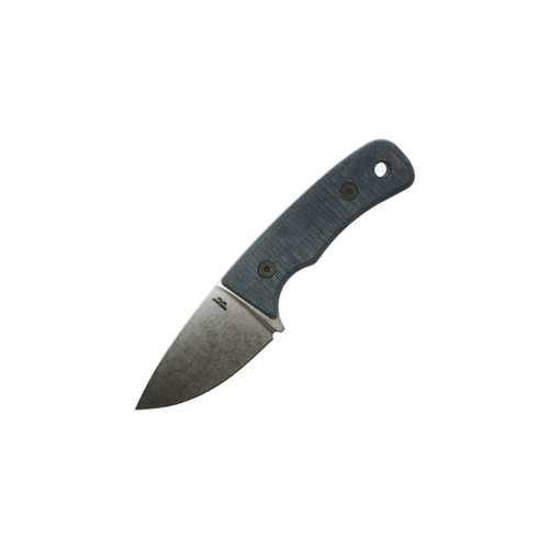 Knives By Nuge Wicket, Blue Jean Micarta, Stonewash AEB-L