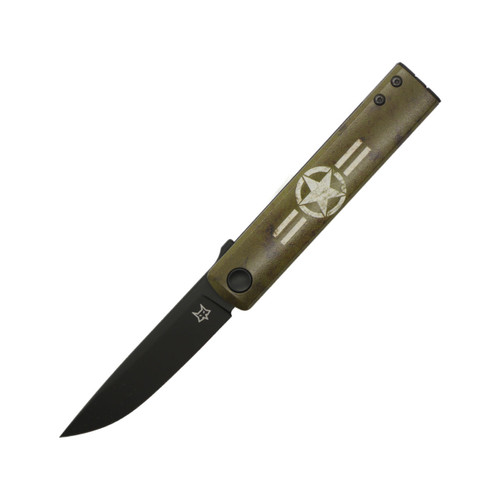Fox Knives Chnops Aluminum Handle "Tank", Black Becut - FX-543 M1