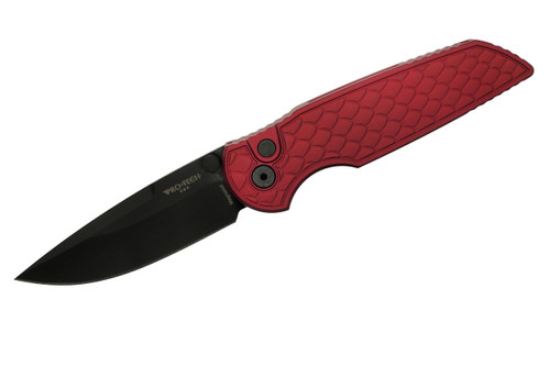 ProTech TR-3 Integrity Manual, Reptile Texture Red Aluminum, DLC Magnacut - INT1106REPTILE Red