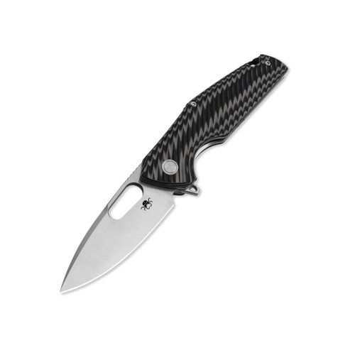 Klaken Sigurd Liner Lock Flipper, Black / Gray G10, Satin 14C28N - J226-2
