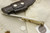 Arno Bernard Knives - Featured Series - Custom 2015 Featured Knife Fixed Blade Knife w/ Sheep Horn Handle