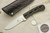 Arno Bernard Knives - Grazer Series - Custom Kudu Fixed Blade Knife w/ Crocodile Leather Handle - 1