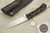Arno Bernard Knives - Grazer Series - Custom Kudu Fixed Blade Knife w/ Crocodile Leather Handle - 4