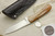 Arno Bernard Knives - Grazer Series - Custom Kudu Fixed Blade Knife w/ Giraffe Bone Handle