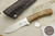 Arno Bernard Knives - Grazer Series - Custom Kudu Fixed Blade Knife w/ Maple Burl Handle