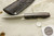 Arno Bernard Knives - Predator Series - Custom Great White Fixed Blade Knife w/ Crocodile Leather Handle - 1