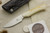 Arno Bernard Knives - Scavenger Series - Custom Galago Fixed Blade Knife w/ Warthog Ivory Handle - 1