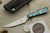 Arno Bernard Knives - Scavenger Series - Custom Porcupine Fixed Blade Knife w/ Paua Shell Handle