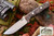 Bark River Knives - Bravo-1 - A2 Steel - Grey & Red Elder Burl Handle